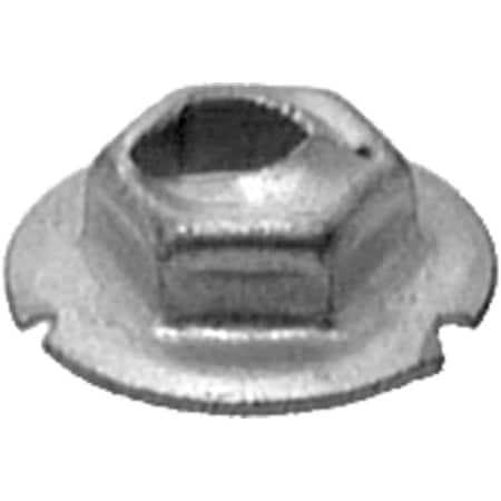 Auveco THREAD CUTTING NUT 3/16 STUD SIZE 3/8 HEX, 100PK 2896